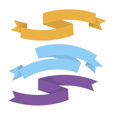 Renkli boş girdap şeritleri işaretleri için