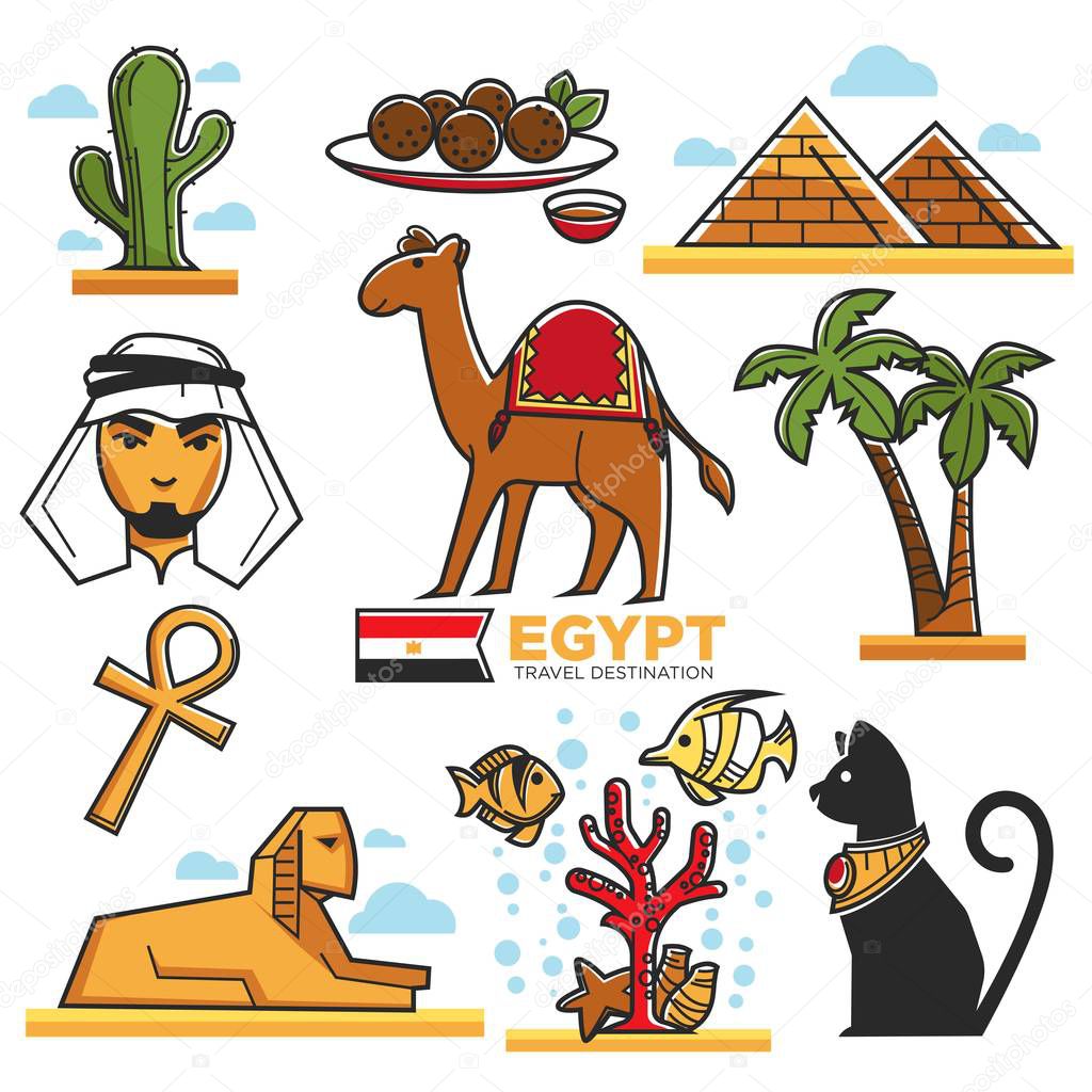 Egypt traditional symbols 