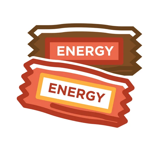 Two energy bars — Stock Vector