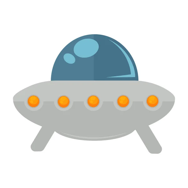 Symbol pojazdu UFO — Wektor stockowy