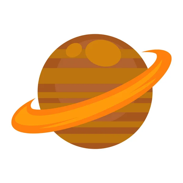 Ícone planeta Saturno —  Vetores de Stock