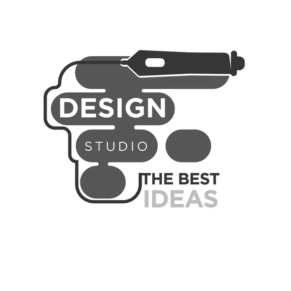 Design studio επιγραφή — Διανυσματικό Αρχείο