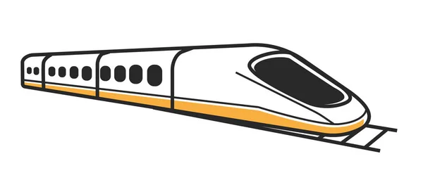 Ιαπωνικά σύγχρονο τρένο υψηλής ταχύτητας — Διανυσματικό Αρχείο
