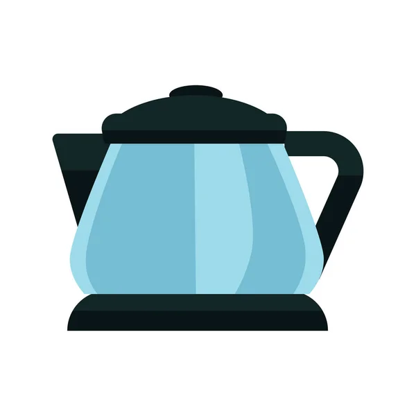 Small blue kettle — Stock Vector