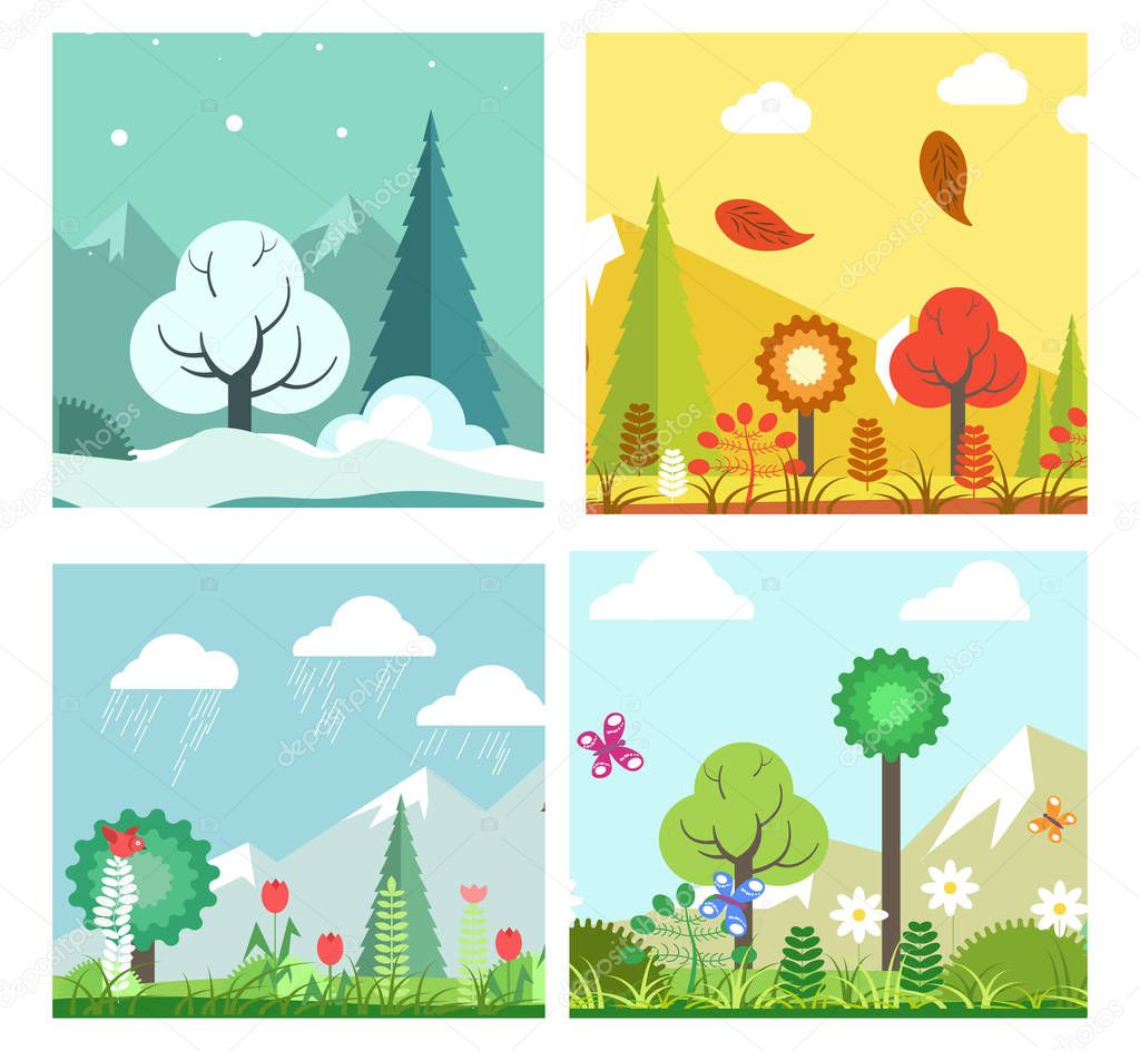 Lista 104+ Foto Imagenes De Las 4 Estaciones Del Año Para Niños Mirada Tensa