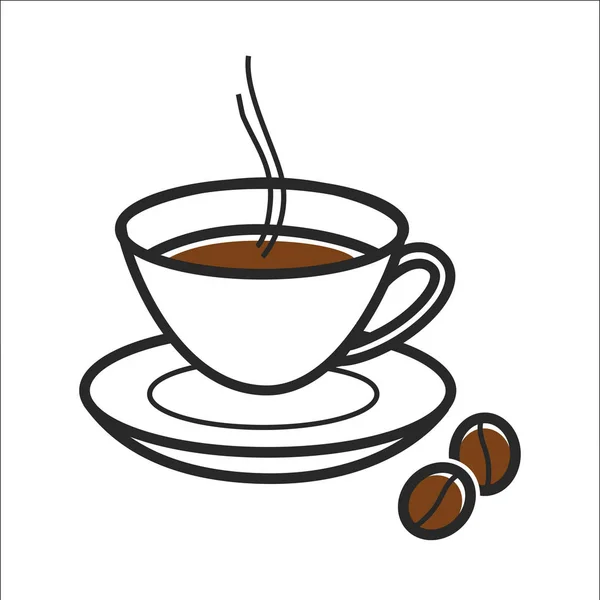 Šálek kávy pro cestování Kuba — Stockový vektor