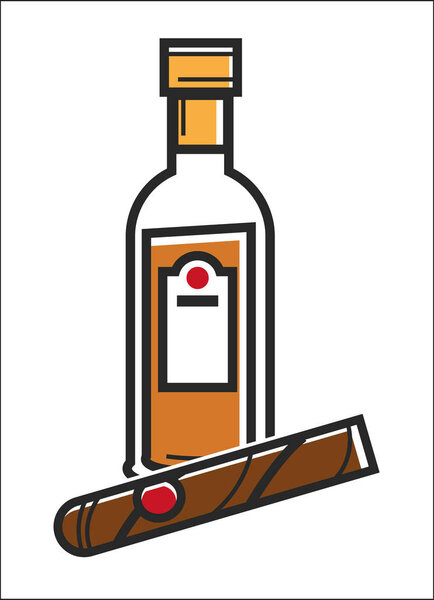 Ром и сигара Куба
