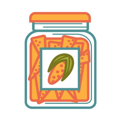 Lezzetli mısır konserve kavanoz