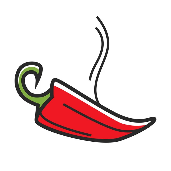 Κόκκινη καυτή τσίλι πιπέρι — Διανυσματικό Αρχείο