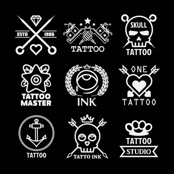 Tattoo ornamenten sjablonen — Stockvector