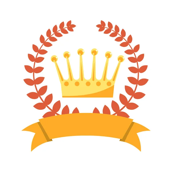 Corona de reyes de oro — Vector de stock