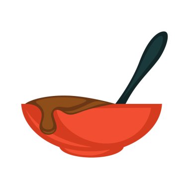  Kahverengi saç boyası ile kırmızı kase