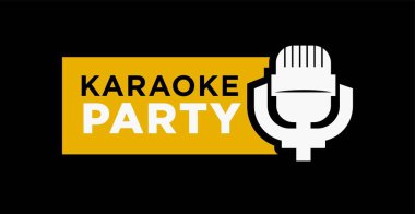 Karaoke parti promosyon amblemi  