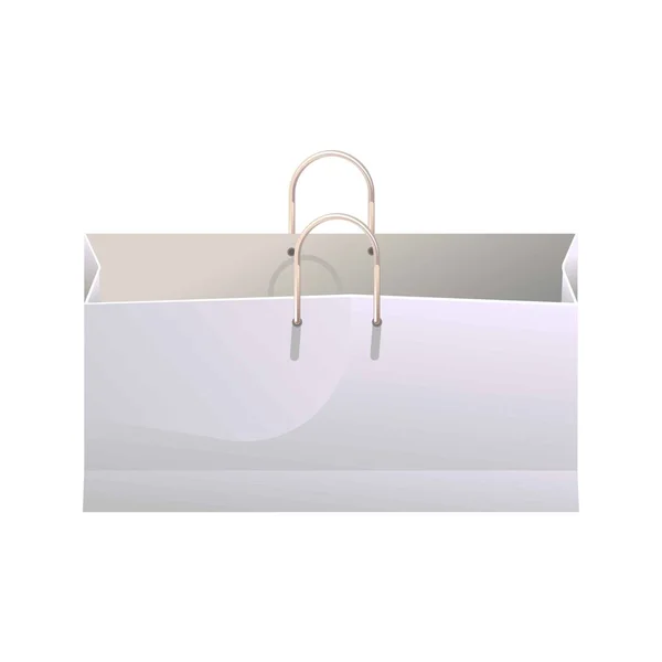 Ampia shopping bag — Vettoriale Stock