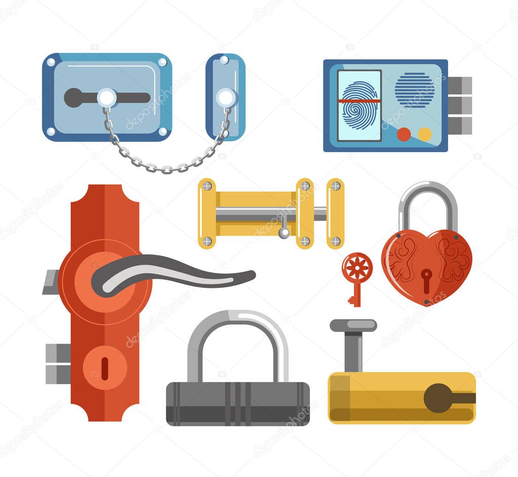 Metal locks for permises protection 