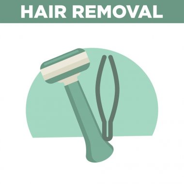 Saç kaldırma reklam afiş 