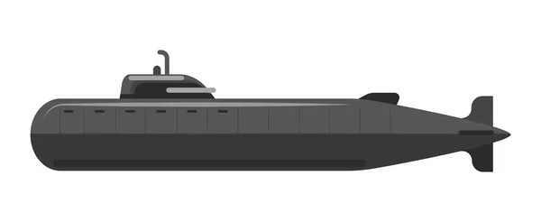 Transporte submarino militar especial — Vector de stock