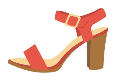 Kırmızı Bayan sandalet 