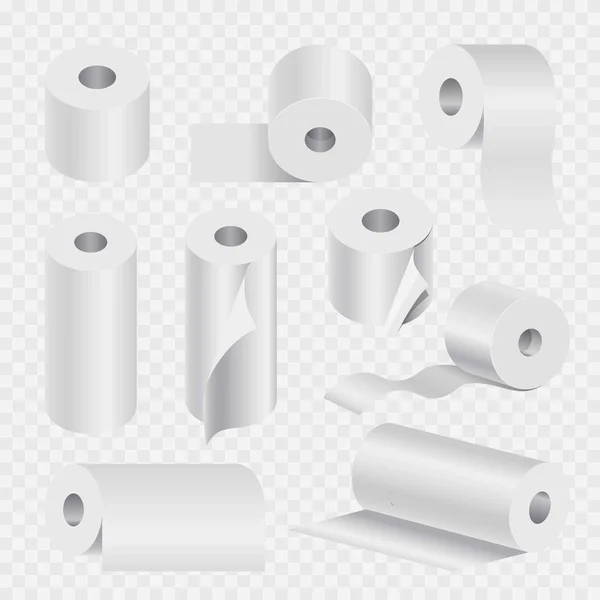 Rouleau de papier toilette — Image vectorielle