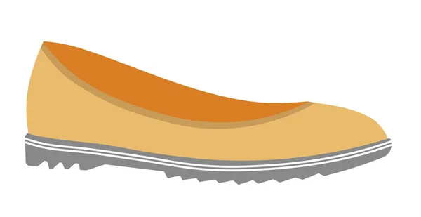 Mocassins décontractés en cuir souple — Image vectorielle