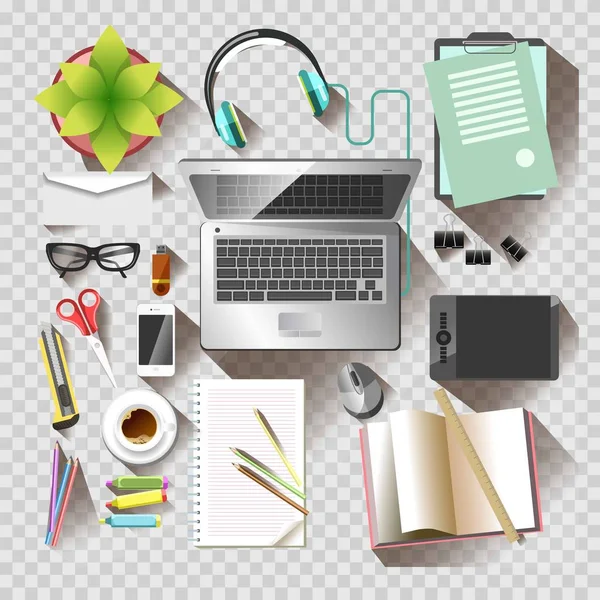 İşyerinde masaüstü ofis 