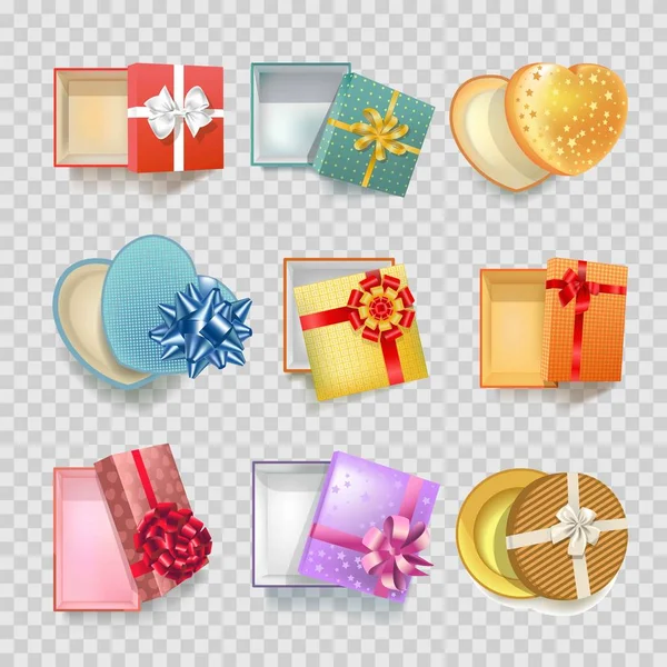 Gift box with ribbon bow — Stock Vector