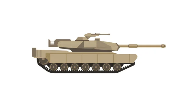 Massiver Militärpanzer — Stockvektor