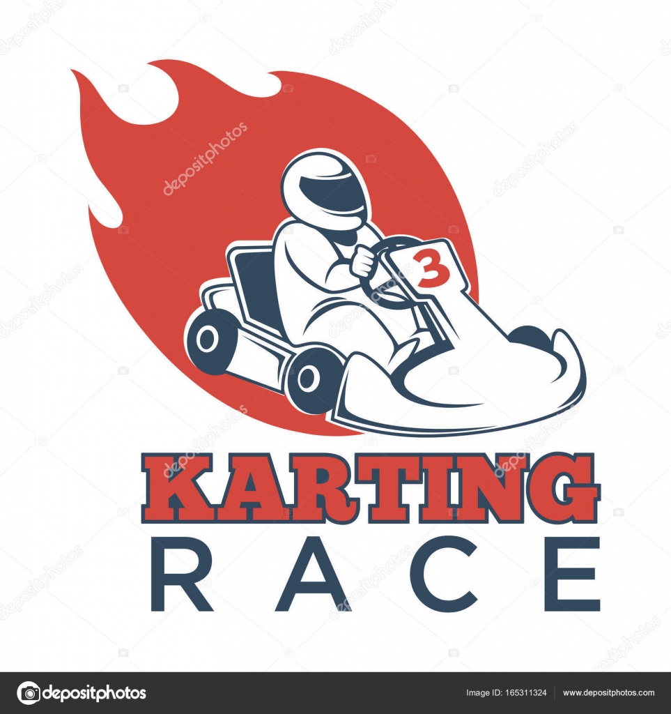 Design de logotipo de jogo de corrida de motocicleta