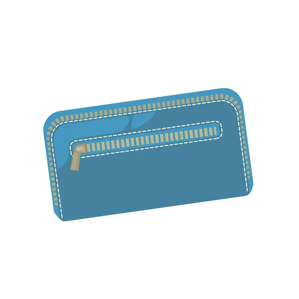 흰색으로 분리 된 지갑 — 스톡 벡터