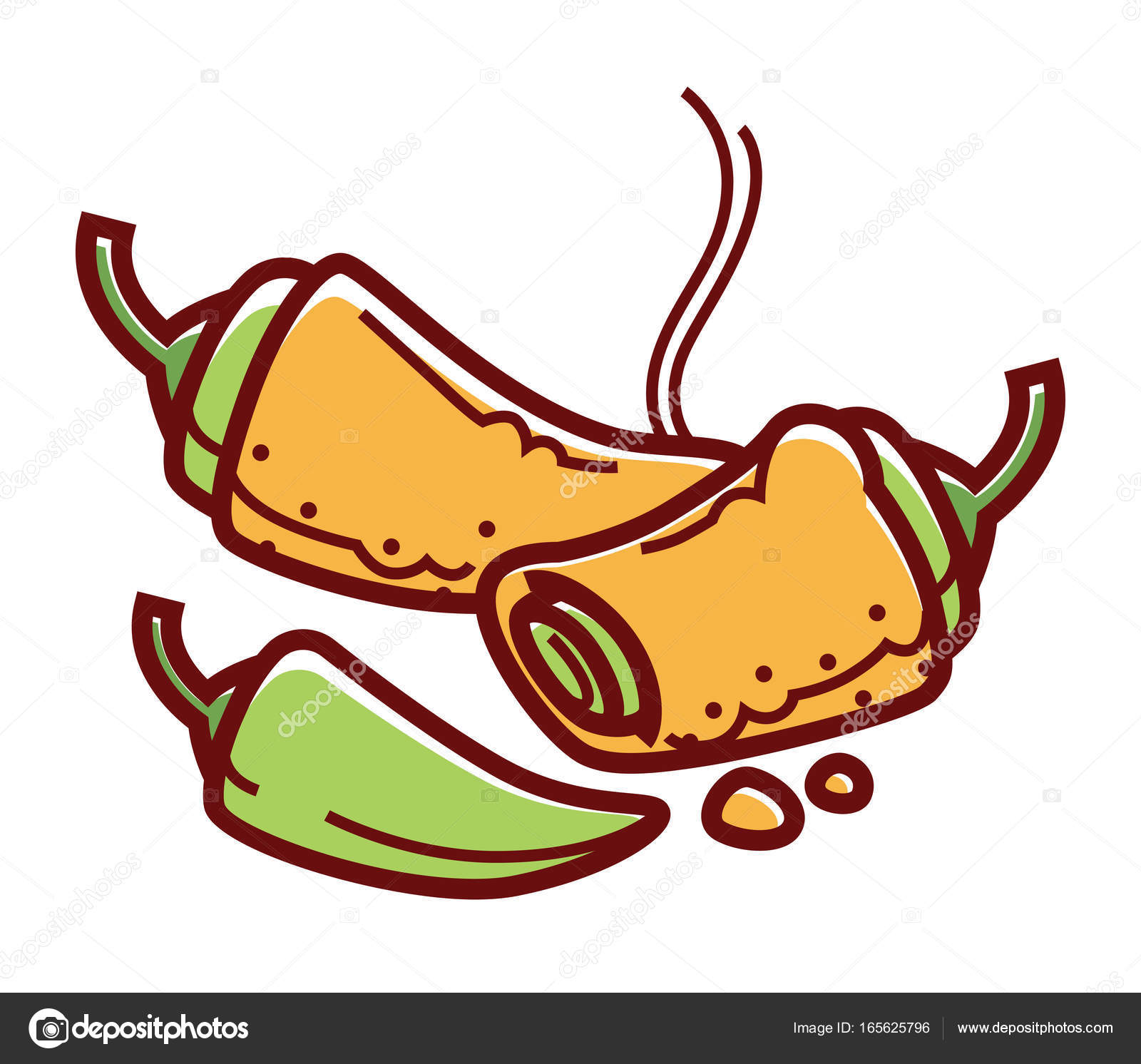 37+ Chiles En Nogada Dibujo Png Images