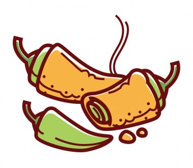 Sıcak doldurulmuş Chiles Rellenos 