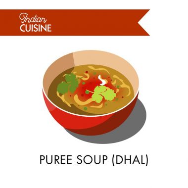 Çorba dhal kapta püre