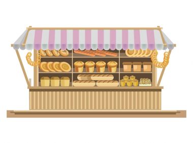 Ekmek yapım ürünleri ile büyük sayaç