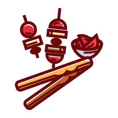 İhale peynirli çubuk ve caprese 