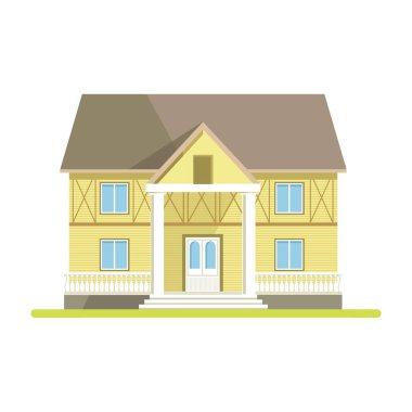 kır evi sarı paneller ile