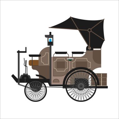 vintage retro automobile clipart