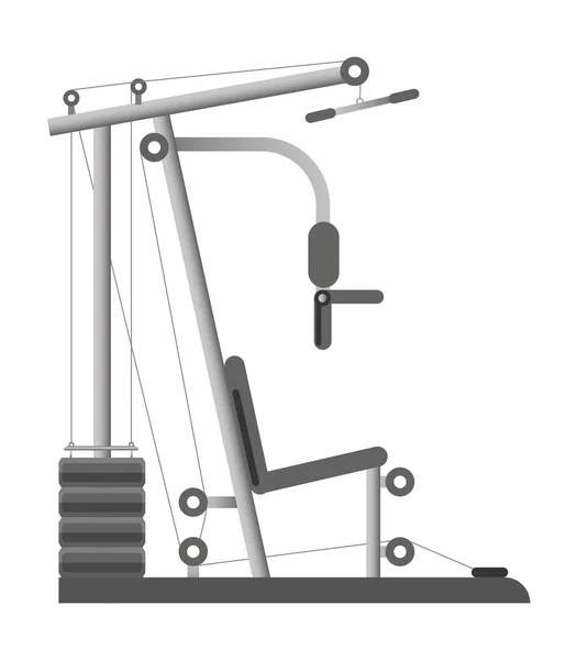 Fitness sportovní klub zařízení — Stockový vektor