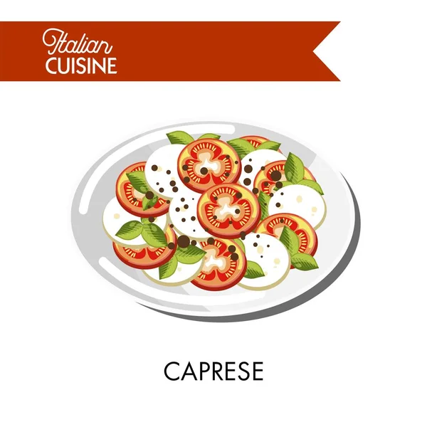 Caprese salatası simgesi