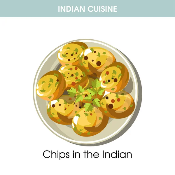 Индийская кухня — стоковый вектор