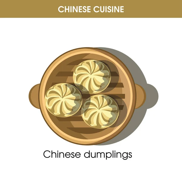中華料理の伝統的な料理 — ストックベクタ