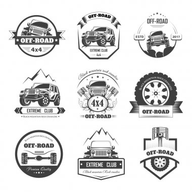 Off-Road aşırı araba simgeler 