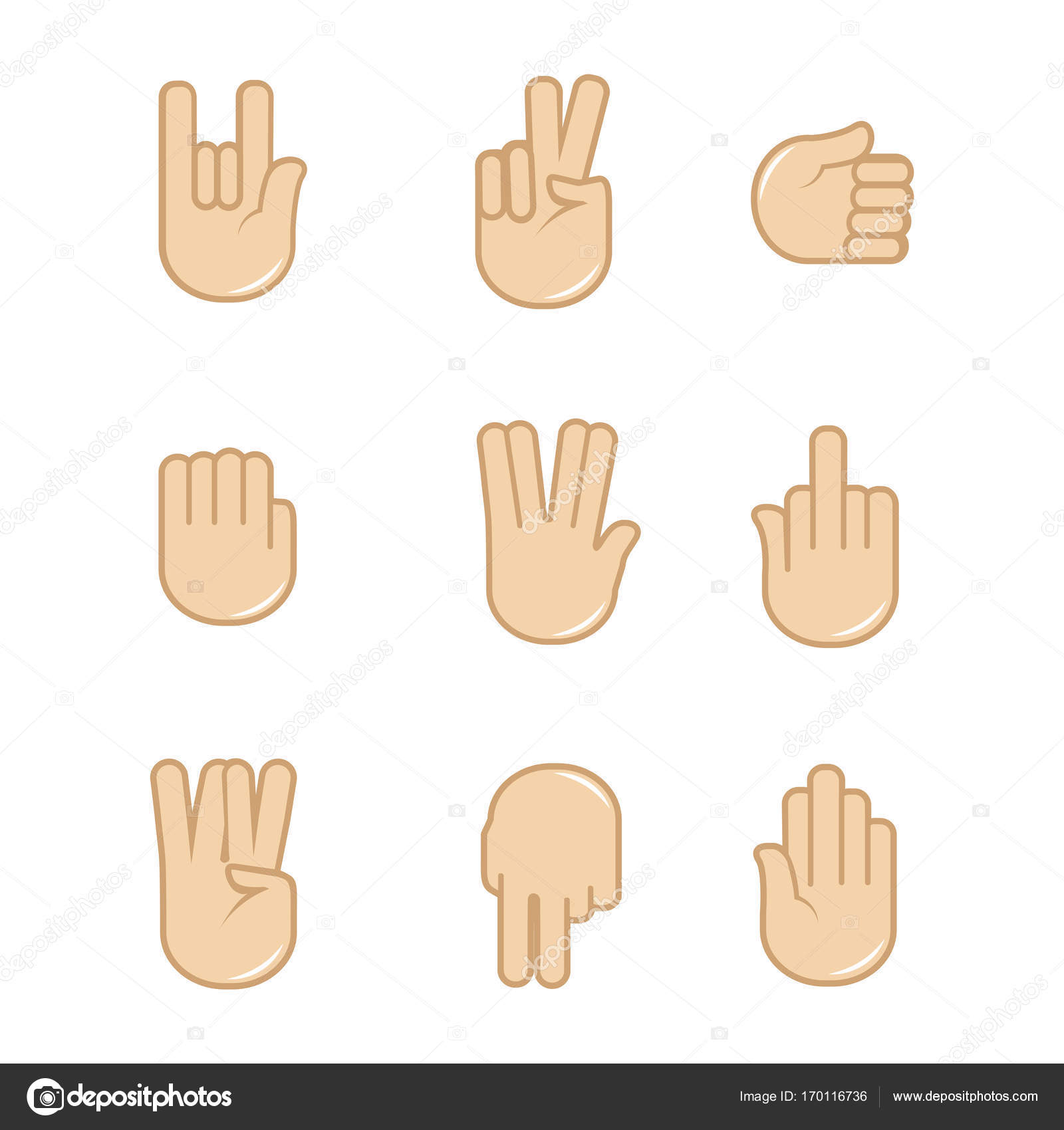 Mano arriba - Iconos gratis de manos y gestos