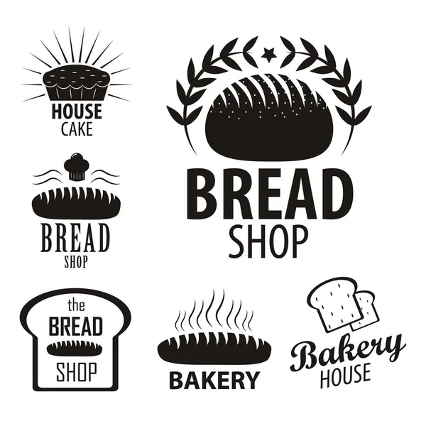 Piekarnia logotypy zestaw — Wektor stockowy