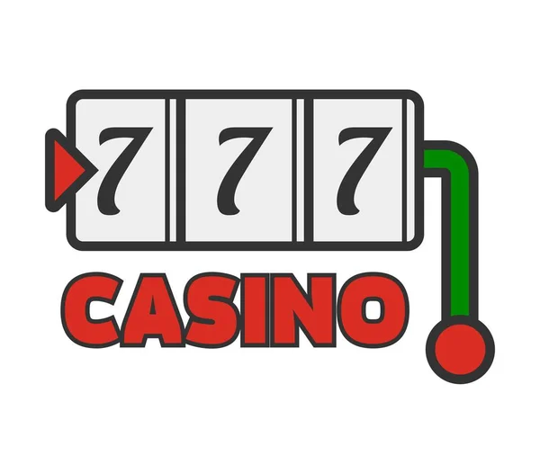 カジノ ポーカーのロゴのテンプレート — ストックベクタ