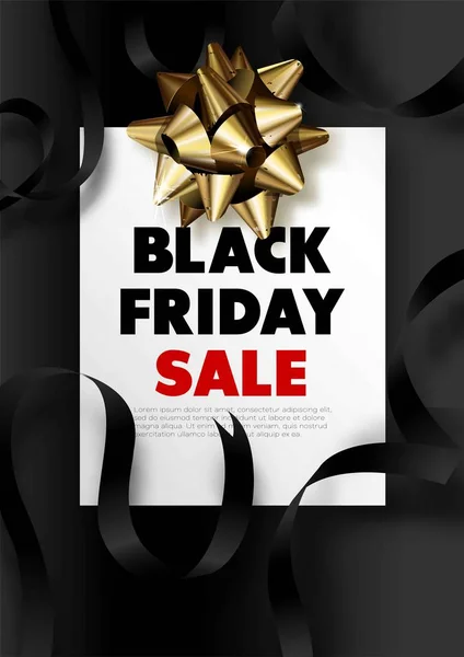 Black Friday poster — Stock Vector