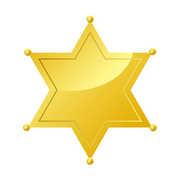 Glänzendes Star-Symbol — Stockvektor
