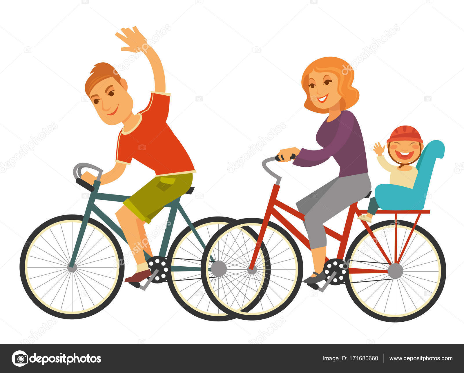 자전거 한손으로타기