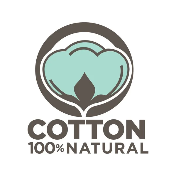 Étiquettes ou logo en coton — Image vectorielle