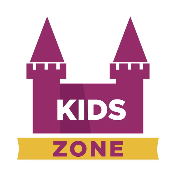 Logotyp Kinderzone — Stockvektor