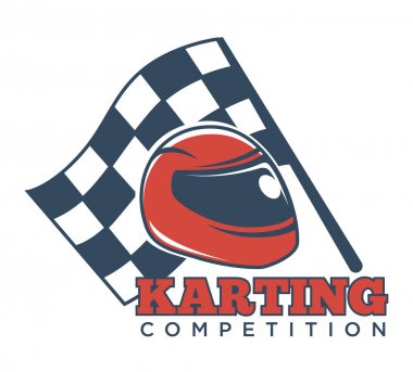 Karting yarışma logo